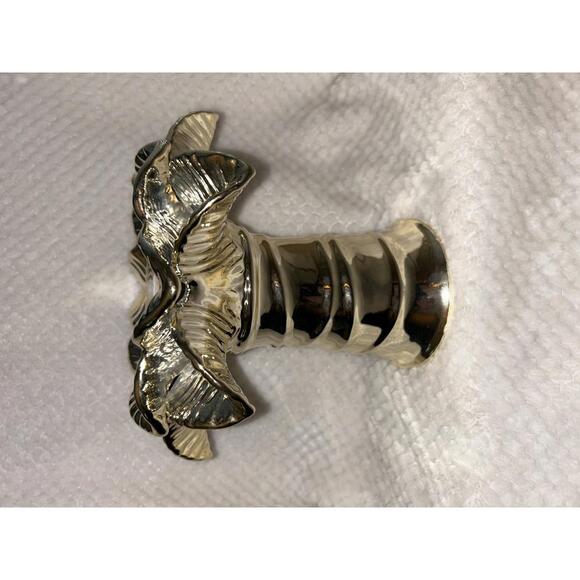 Bath & Body Works Gold Palm Tree Candle Holder - Picture 1 of 5